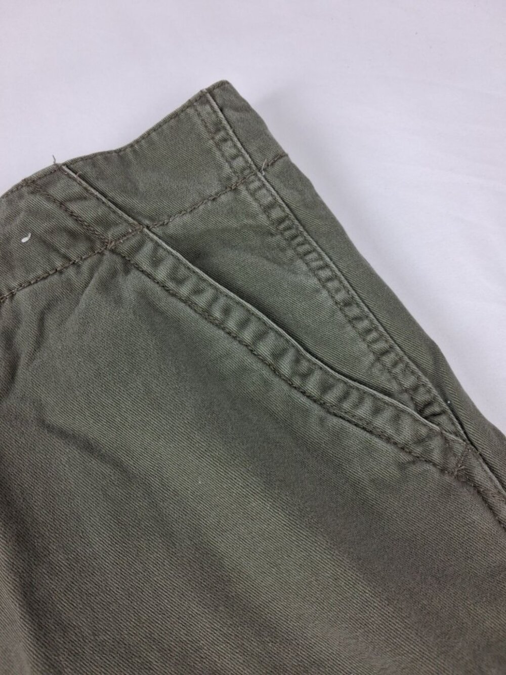 Men's Size 34 Canyon River Blues 8 Pocket Cargo Fit Olive Green Cotton Shorts - Picture 6 of 11